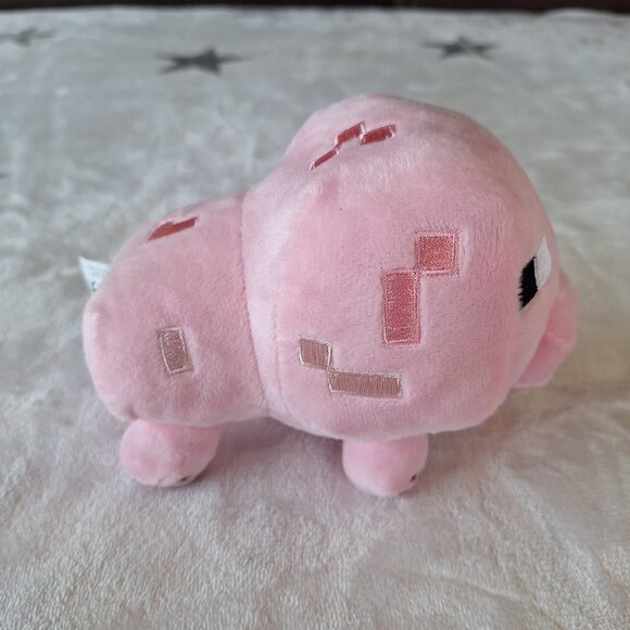 2019 Minecraft Plush Pig Stuffed Animal Soft Plush Game Toy Pig toys 6" Mojang - Picture 3 of 7